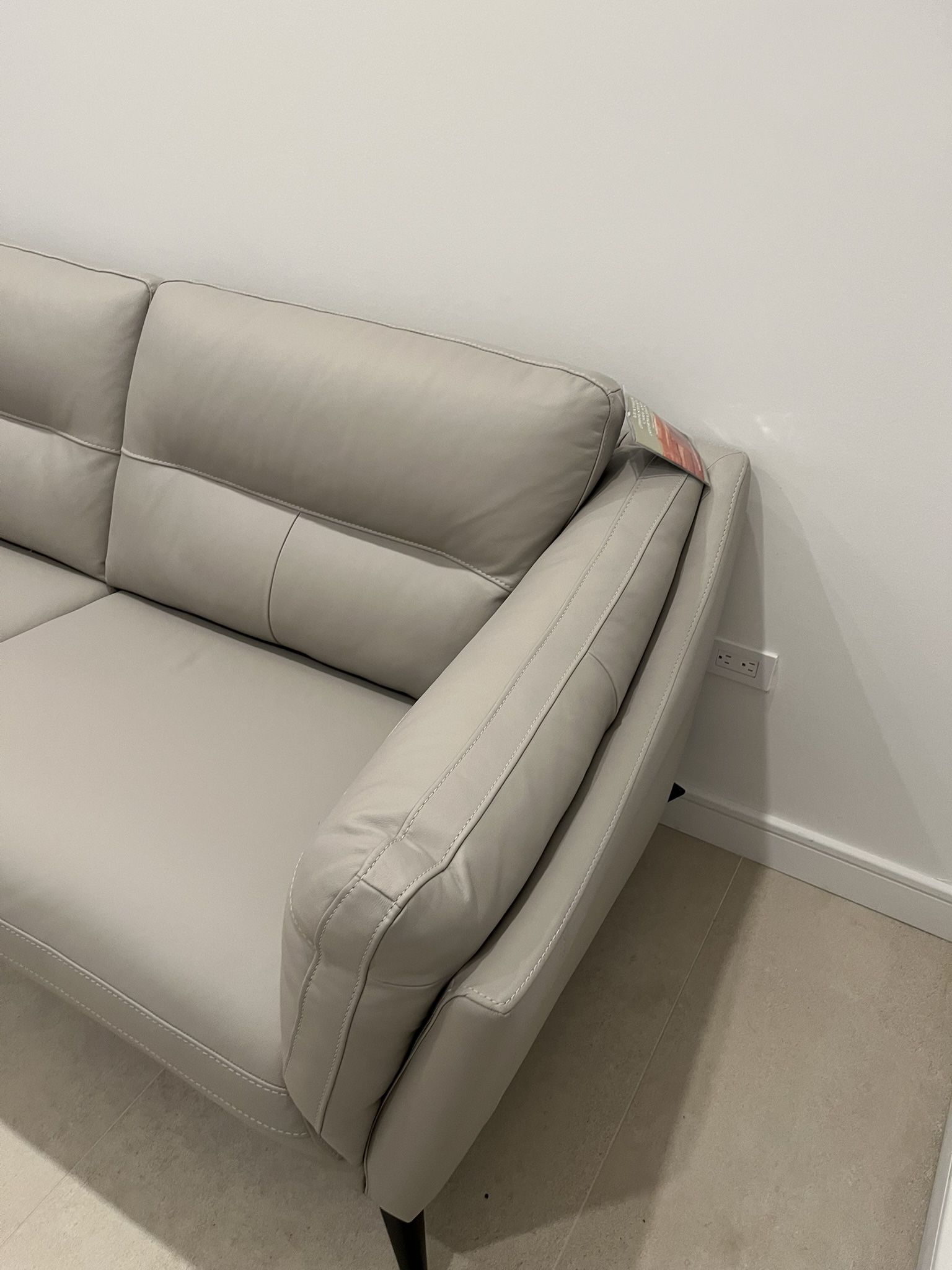 Leather Sofa barely Used