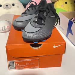 Nike 'Bravata li' Firm Ground Soccer Cleat, Size 2M - 
