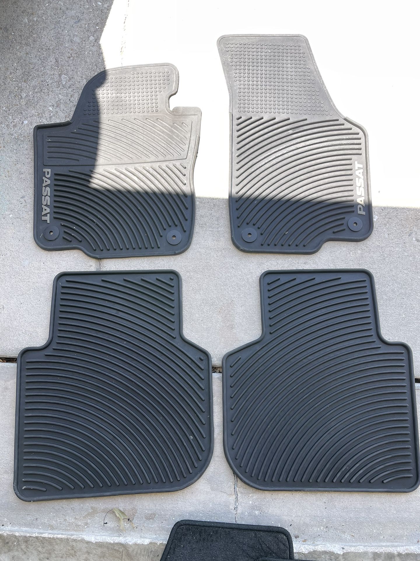 2012-2014 VW Passat OEM Rubber Floor Mats