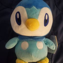 Pokemon Piplup Plush Soft Stuffed Doll Toys Cute Collectible 9 Inch Kids