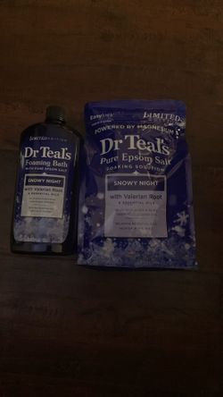 Dr Teal Snowy Night Epsom Salt/foaming Bath