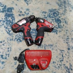 Milwaukee Fuel M12 Drill Set 