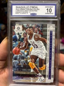 Graded Shaquille O’Neal basketball card