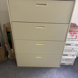 HON 4 Drawer Locking lateral File