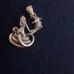 925 Nude Lady w/t Dragon