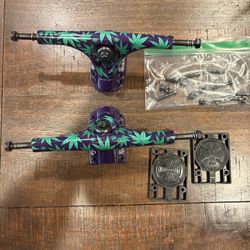 Skateboard Trucks Rare Marijuana Leaf Themes Paris Trucks