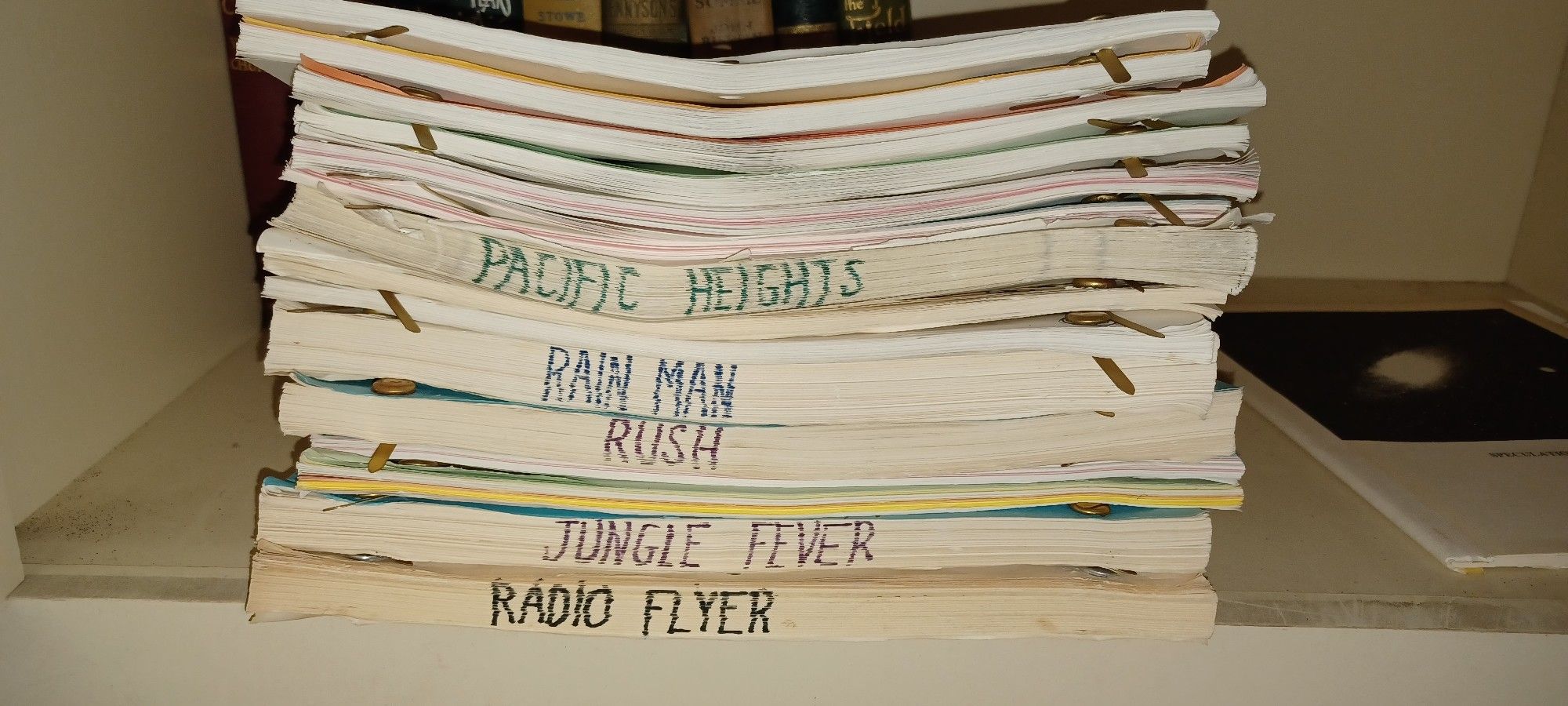 Famous Movie Screenplays! Pacific Heights Rain Man Rush Jungle Fever And Radio Flyer All Original Collectibles & Art