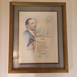 MLK Framed Art