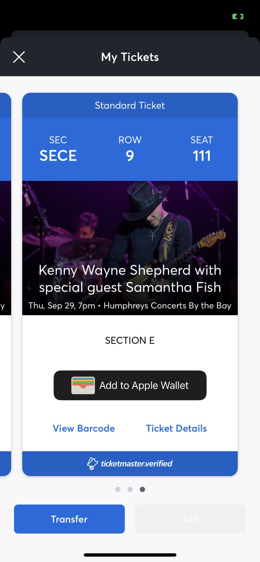 Kenny Wayne Shepard Tickets 