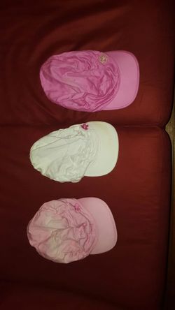 3 hats cute with flowers