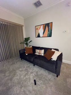 Black sofa