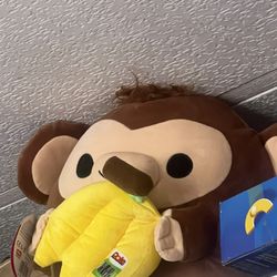 Squishmallow Monkey With Bananas Plush