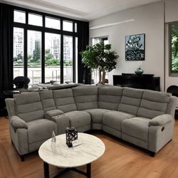 Modern Recliner  sectional sofa sale- limited supply- zero interest Finance available- shop now pay later. 🔥🔥SUPER DEAL🔥🔥