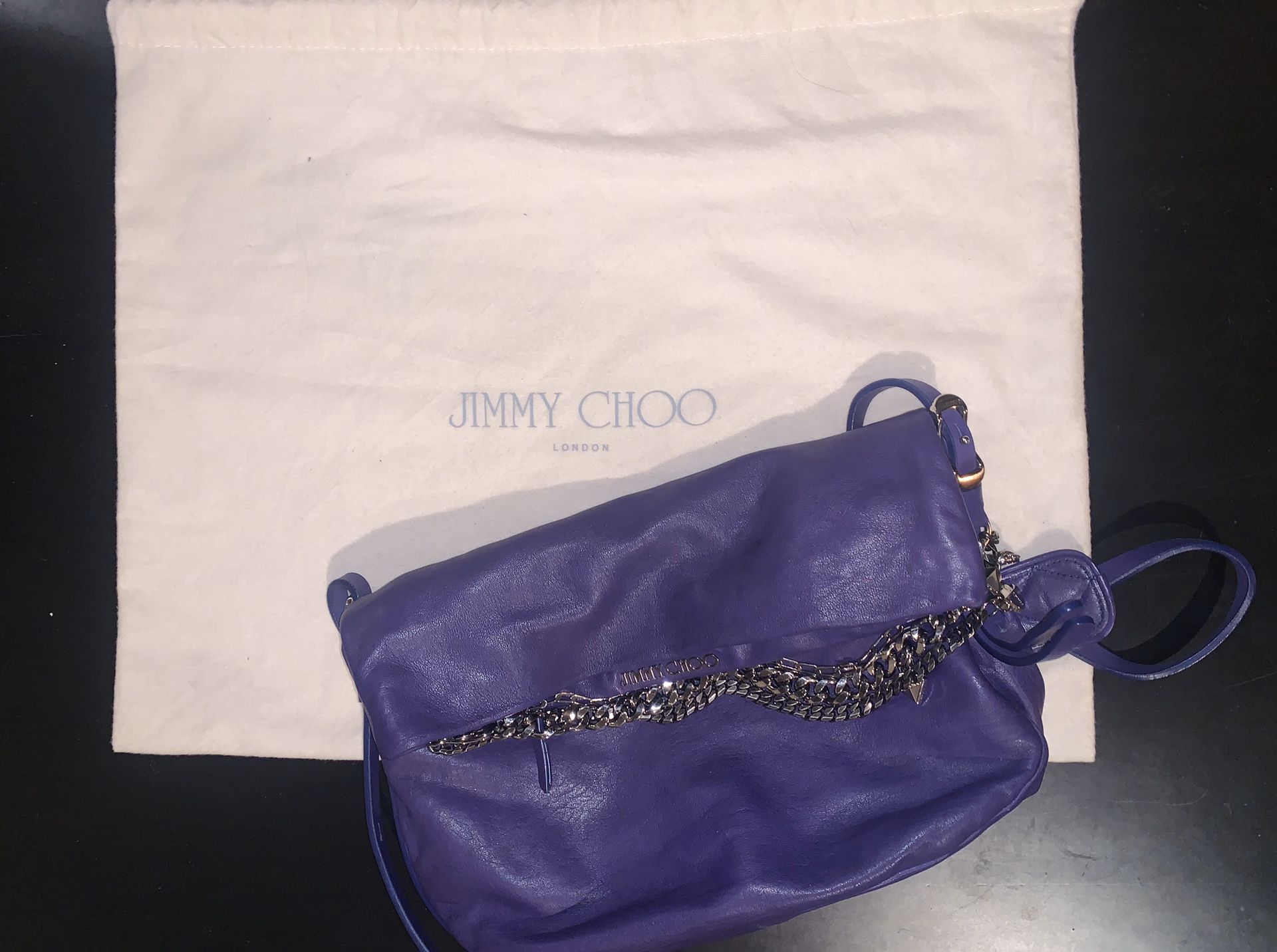 Purple Jimmy Choo Purse