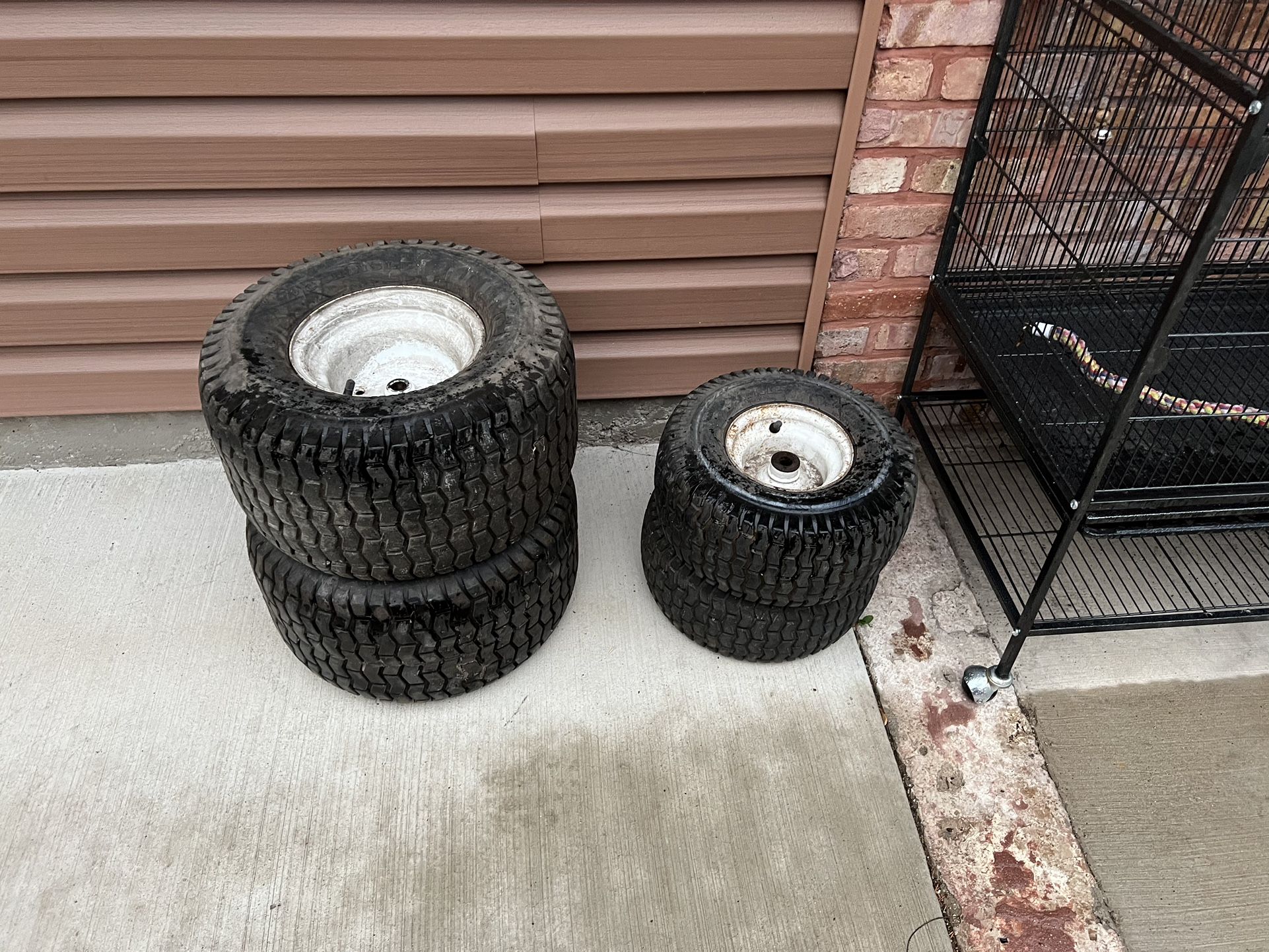 Lawnmower, Tractor Wheels And Tires