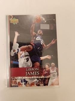 LeBron James Upper Deck First Edition Basketball Card
