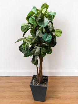 Large Faux Fiddle Leaf Fig Tree