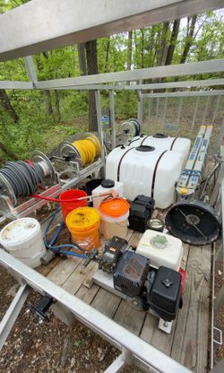 Custom Pressure Washing and Soft Wash Trailer Setup