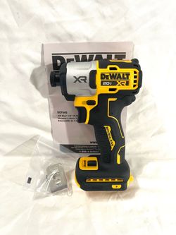 Brand new DeWalt XR three speed 20 V brushless impact driver