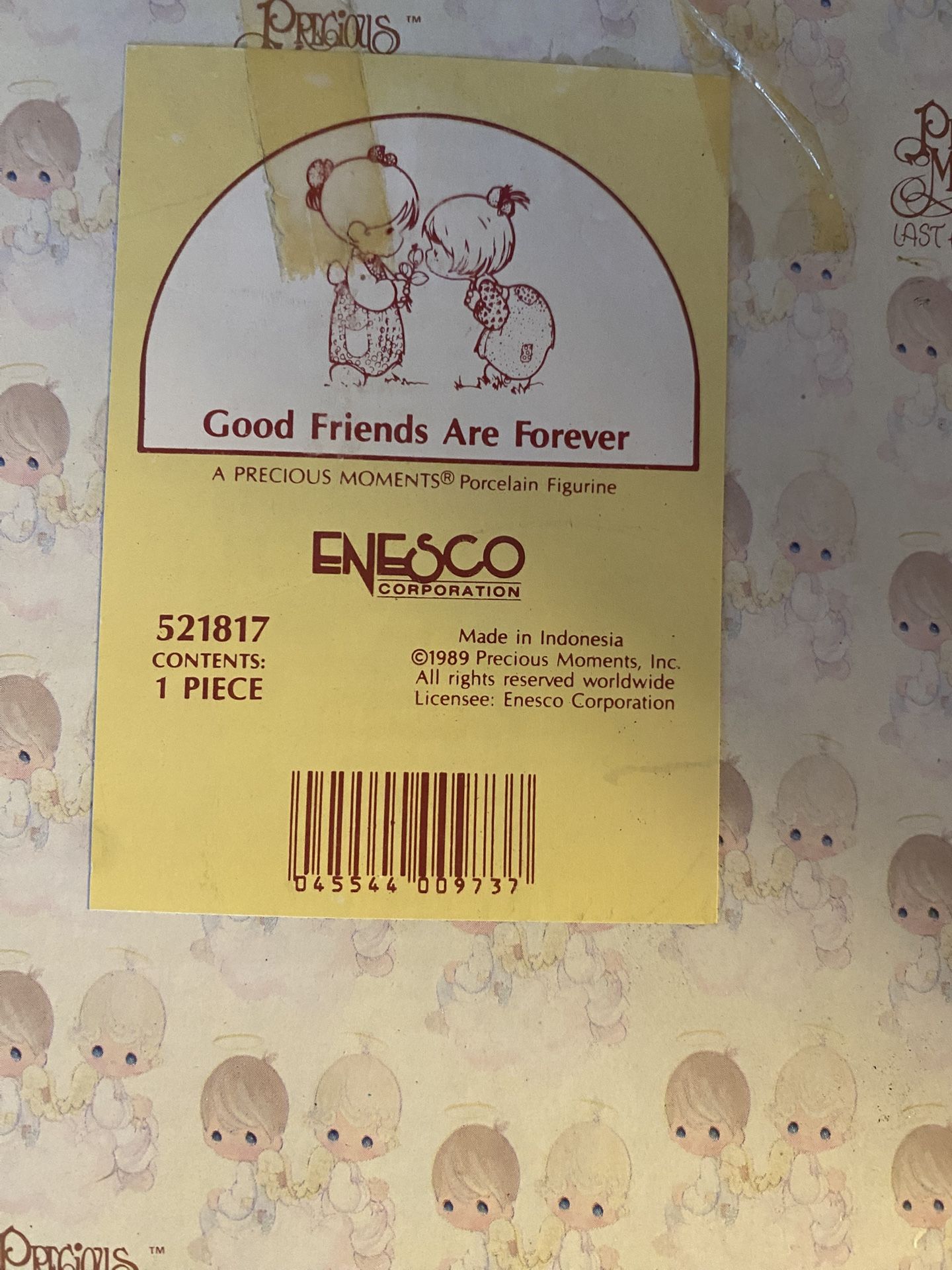 Precious Moments Collectible-Good Friends Are Forever