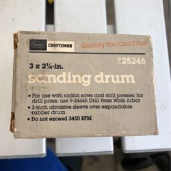 Sears Craftsman Sanding Drum New In Box