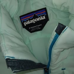 PATAGONIA Women's Nano-Air Puffer Jacket Size Medium Coat Arctic Mint Packable Size S 

