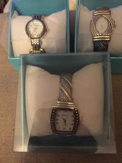 Beautiful bracelet watches.