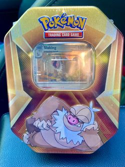 Pokemon Triple Whammy Slaking Collector Tin Sealed Scarlet & Violet