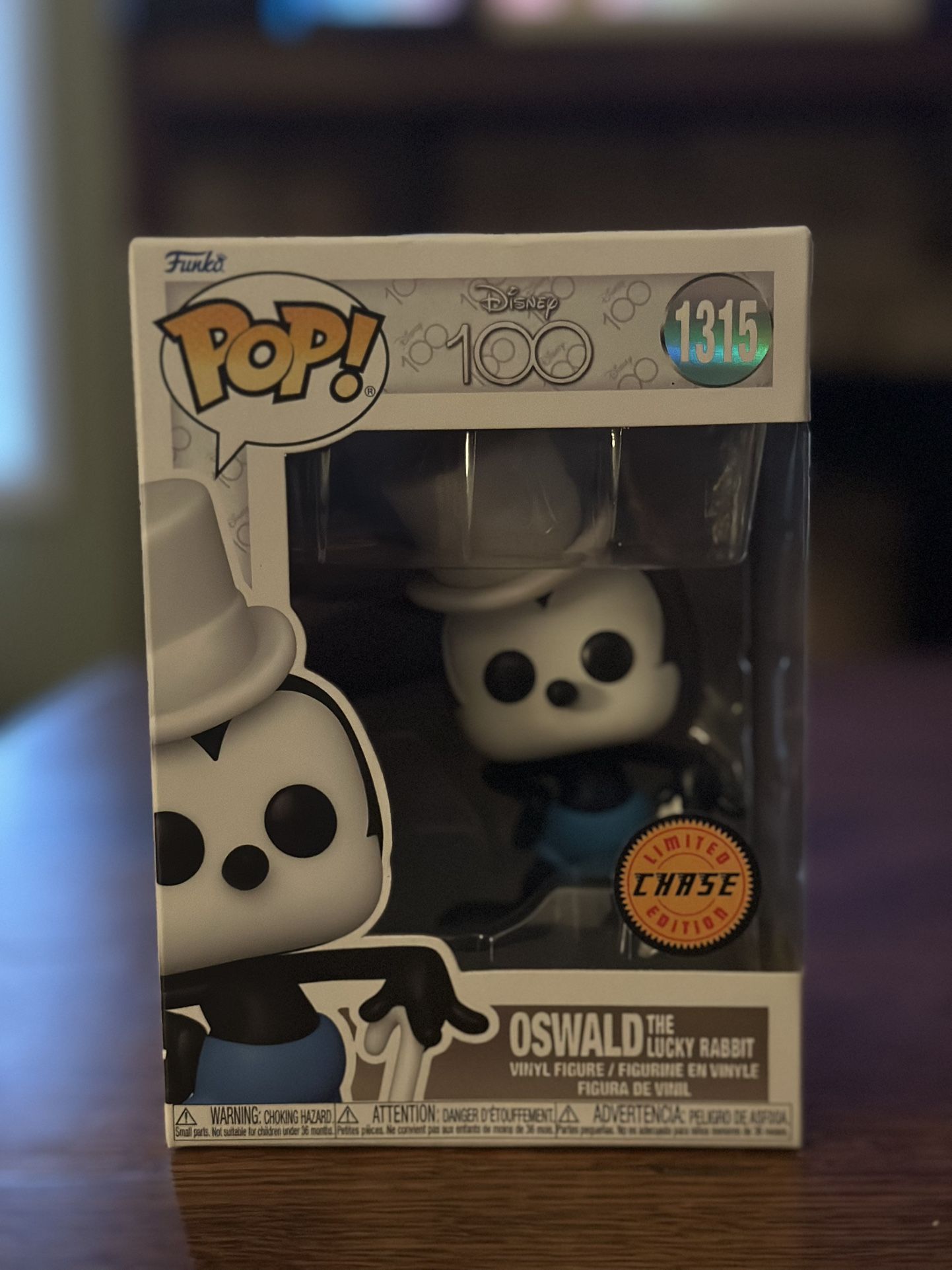 Funko POP! Disney 100 Oswald The Lucky Rabbit #1315 CHASE EXCLUSIVE