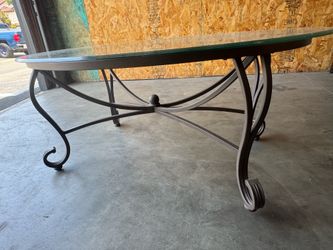glass coffee table