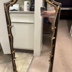 Gothic Mirror 1950’s - 3 Piece Set 
