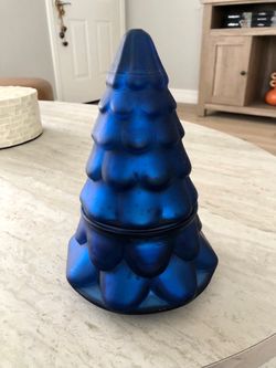 Glass Tree Candle New