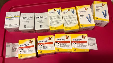 Test strips and Lancets