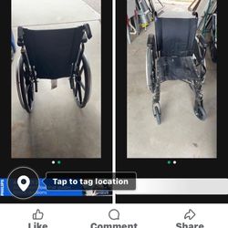 Wheel Chair With Foot Rest 60.00 Or Best Offer