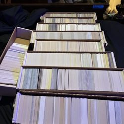 Found  9 Boxes Of Sports Cards  