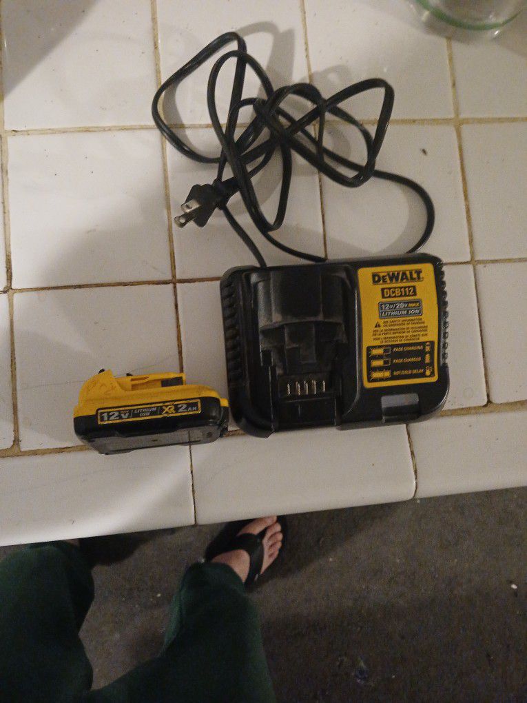 DeWalt Charger And Battery