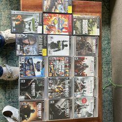 Lot Of PlayStation 2 And 3 Games 10$ Each Or Them All For 100$