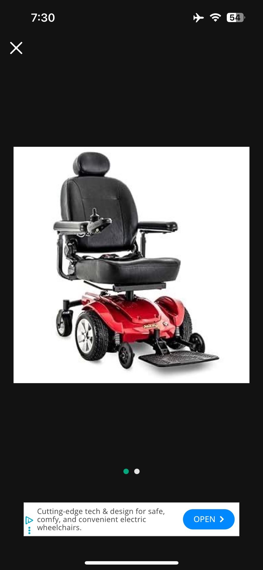 Jazzy Electric Wheelchair