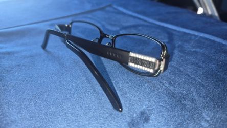 Womens black frame glasses