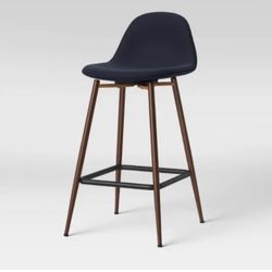BAR STOOLS NEW IN BOX  (Qty: 2) BLUE COLOR  MODERN STYLE 