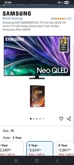 75inch samsung neo qled tv