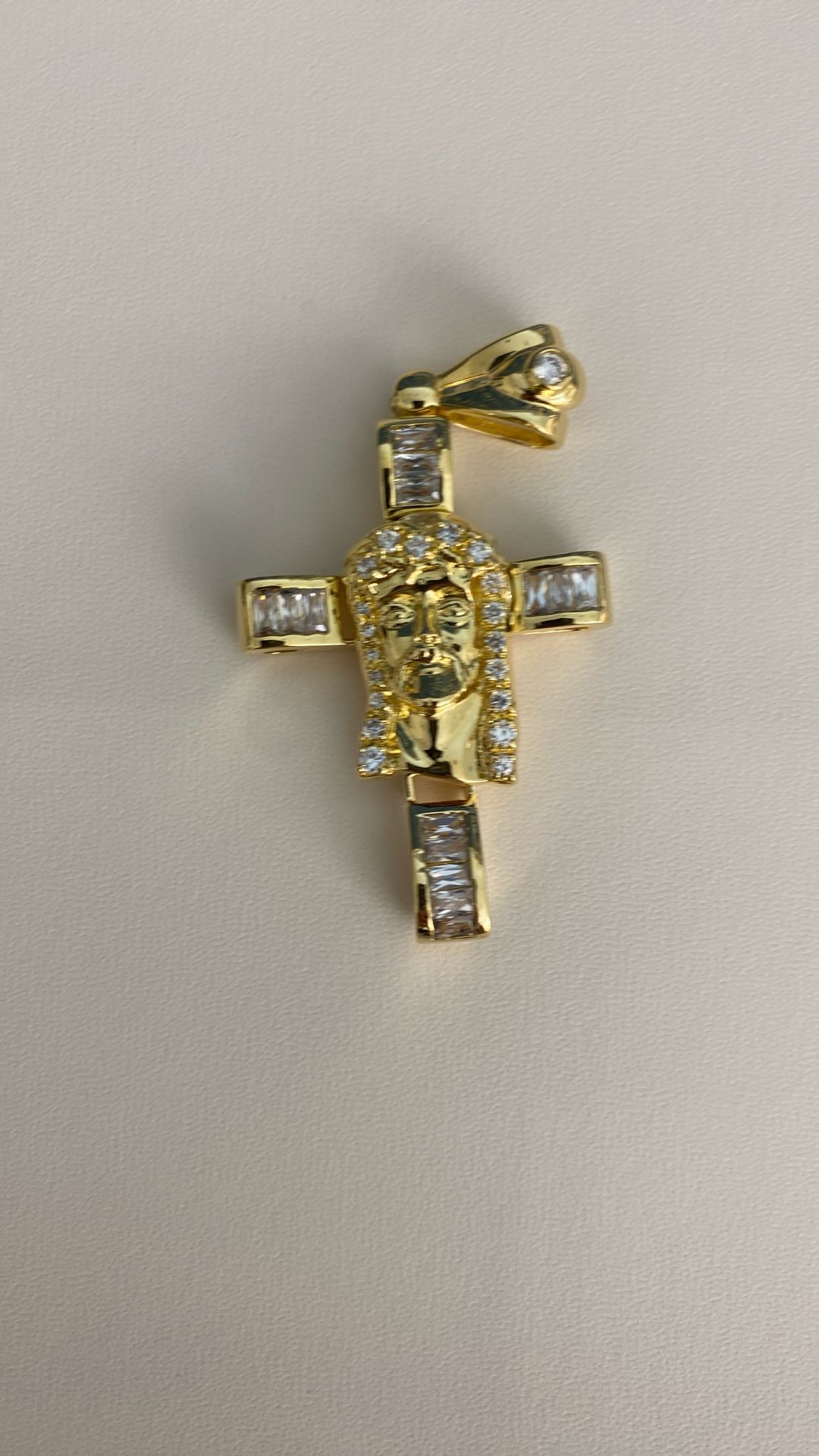 Jewlers Alo, Gold Plated Cross This