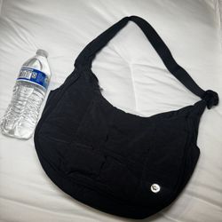Black Small Puffer Bag 