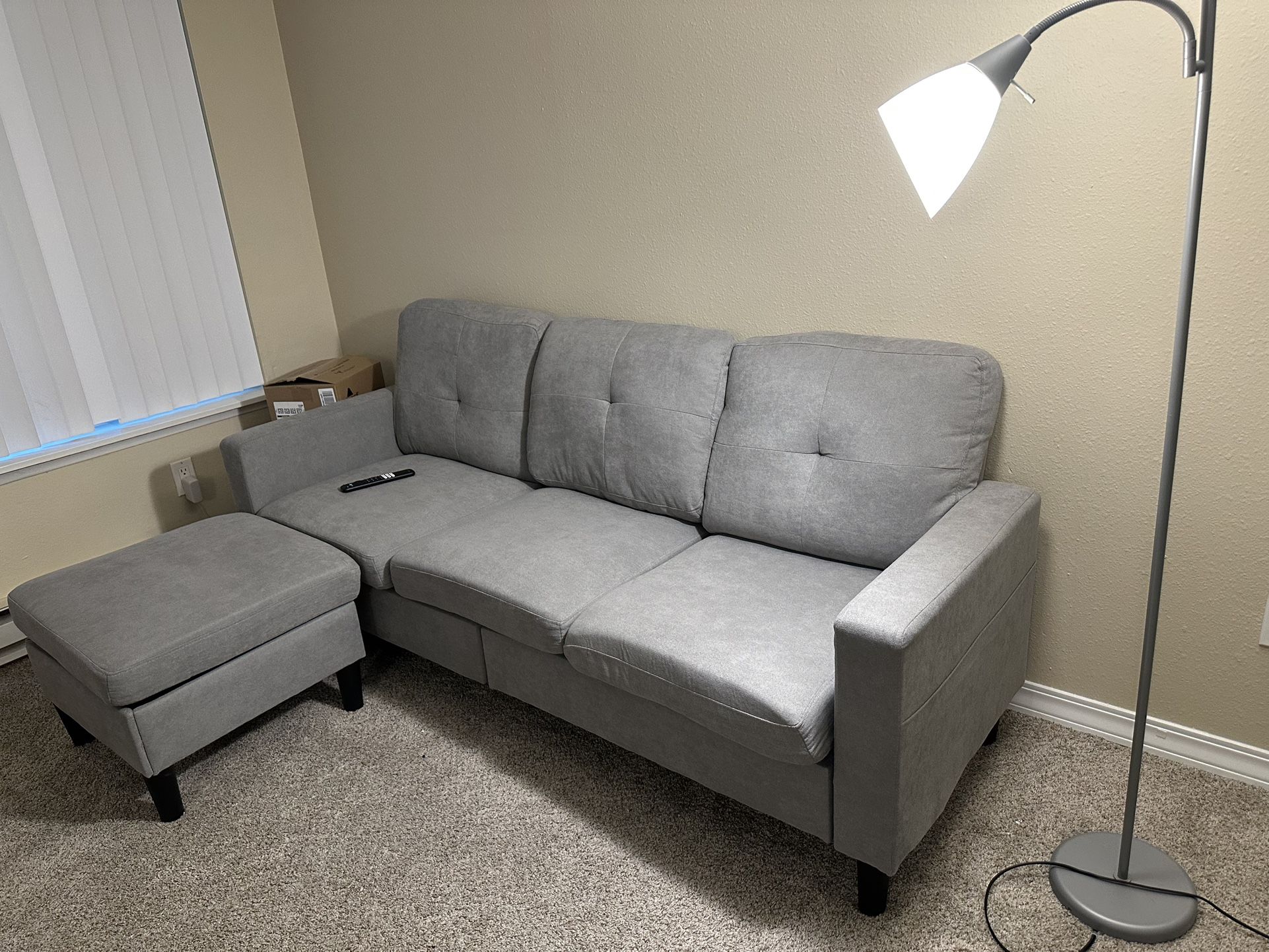 Sofa Set (3+0.5) Grey