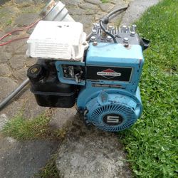 Used five horse briggs and stratton motor