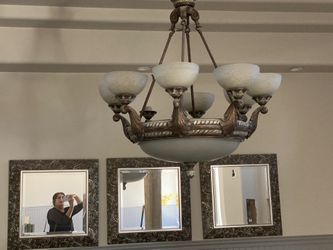 Pendant Lights $ 300 ‘- 3 Mirrors $50 Each