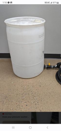 Pressure Washer Drum Set Up Or Rain Barrel Set Ups