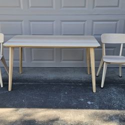 Table and 2 chairs