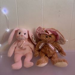 TY Beanie Baby Easter Bunnies Plush $3 Each Or $5 For Both