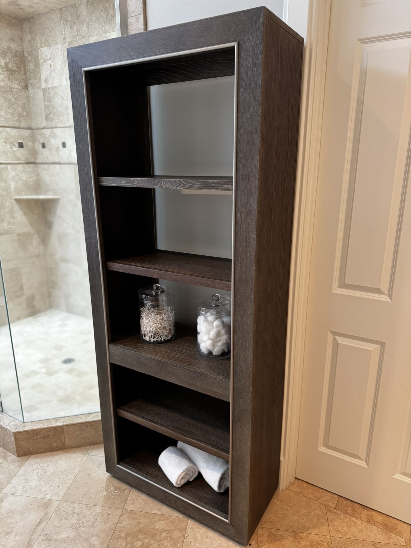 Solid Wood Bookcase Storage